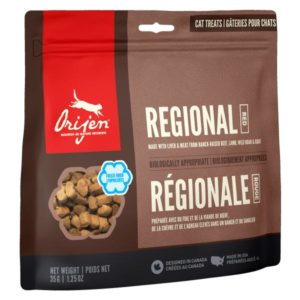 Orijen, friandises lyophilisées pour chats "Regional Red"