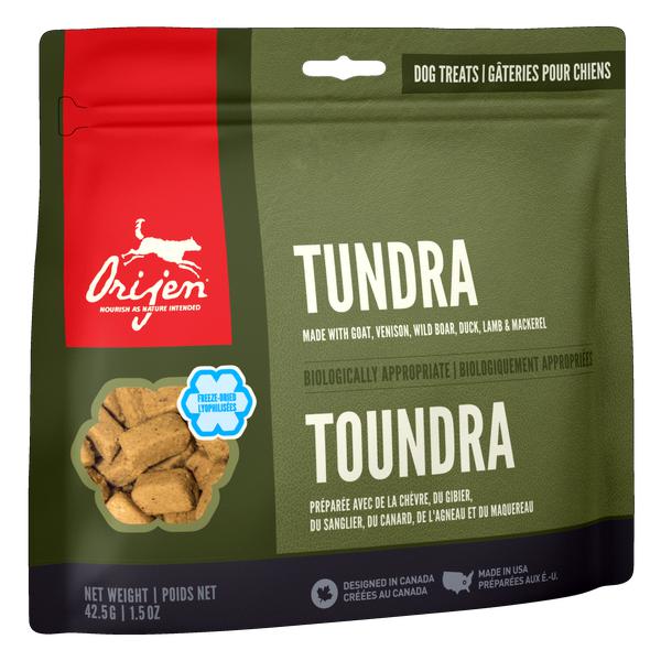 Orijen-Dog-Tundra-Friandises-Lyophilisees Orijen, friandises lyophilisées pour chiens "Toundra"