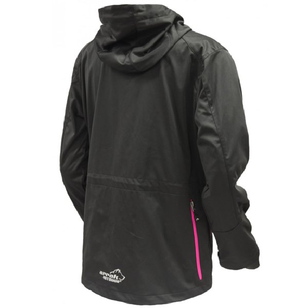 Arrak-outdoor-veste-Akka-softshell-noir-rose-dos