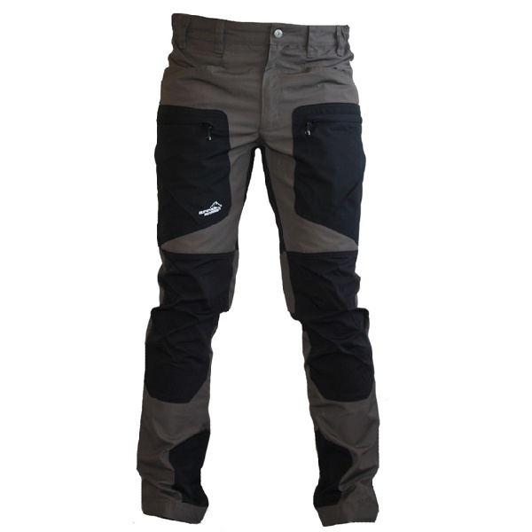 Arrak-outdoor_pantalon_stretch_homme_noir-brun_face