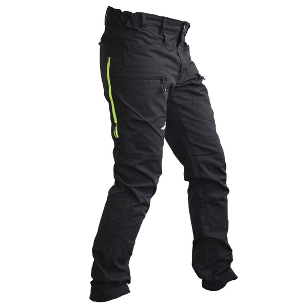 Arrak-outdoor_pantalon_stretch_homme_noir_cote