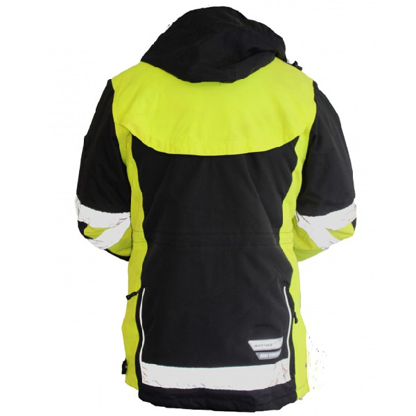 Arrak-outdoor_veste_original_jaune_dos Arrak, veste originale noir/jaune