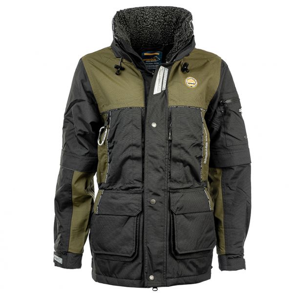 Arrak-outdoor_veste_original_noir-olive_face Arrak, veste originale noir/olive