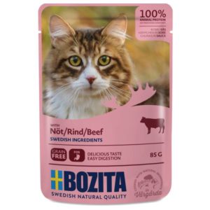 Nourriture humide chats, sachets, Bozita, viande, boeuf